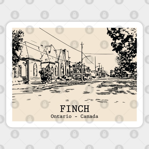 Finch - Ontario Magnet by Lakeric